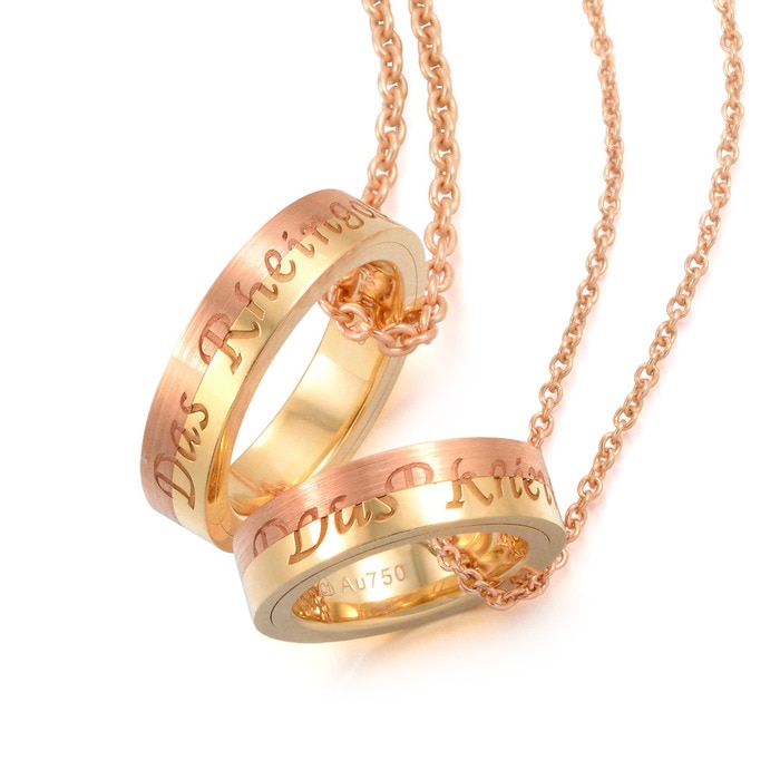 18K Yellow & Rose Gold Necklace | Chow Sang Sang Jewellery | 87355N - 5