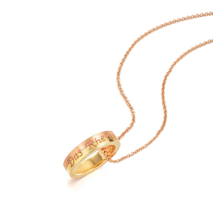 18K Yellow & Rose Gold Necklace | Chow Sang Sang Jewellery | 87355N - 4