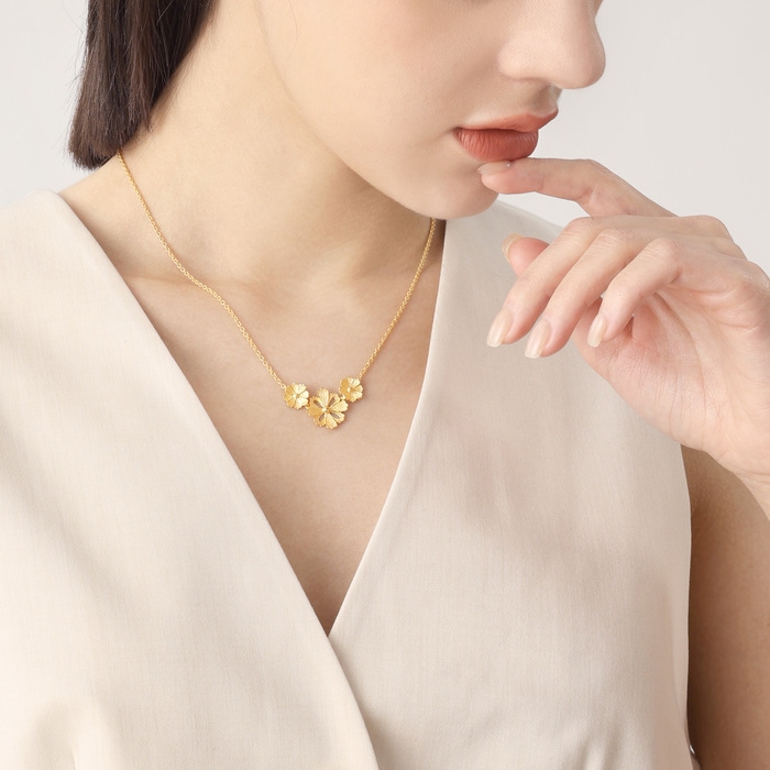gout♡　CHIEKO＋ bonheur necklace (gold) gout♡様専用 CHIEKO＋ bonheur necklace (gold) - メルカリ