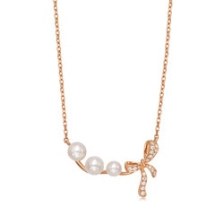 18K Gold Akoya Pearl Necklace