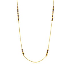 999.9 黃金瑪瑙頸鍊