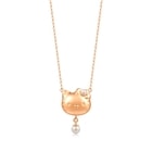 Hello Kitty' 18K Rose Gold Akoya Pearl Necklace