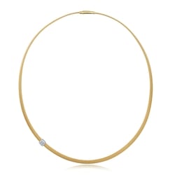 'Masai' 18K Yellow & White Gold Diamond Necklace
