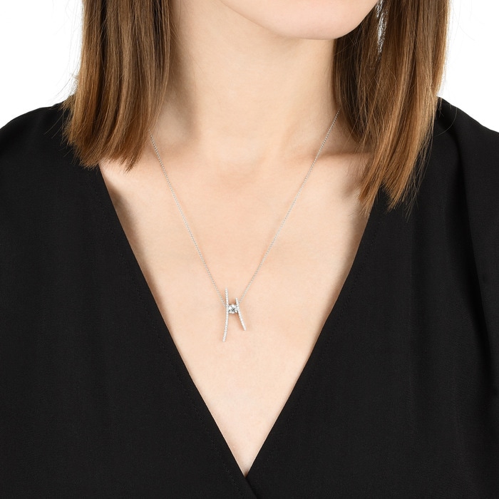 18K White Gold Necklace | Chow Sang Sang Jewellery | 89615U - 2