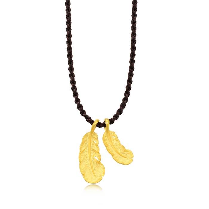 Solid Gold Necklace | Chow Sang Sang Jewellery | Love Decode | 89738Z - 5