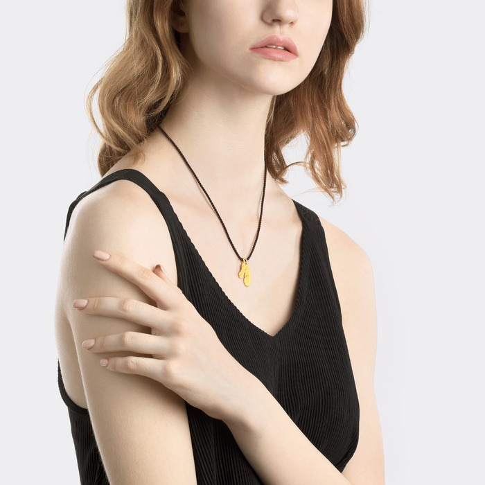 Solid Gold Necklace | Chow Sang Sang Jewellery | Love Decode | 89738Z - 3