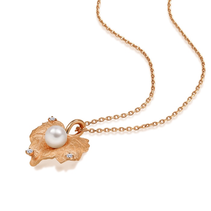 18K玫瑰金 頸鍊 | 周生生珠寶 | 遇見系列 | 90180U - 4