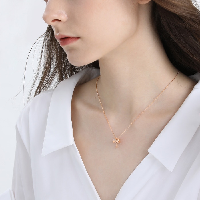 18K Rose Gold Necklace | Chow Sang Sang Jewellery | Love Decode | 90389U - 3