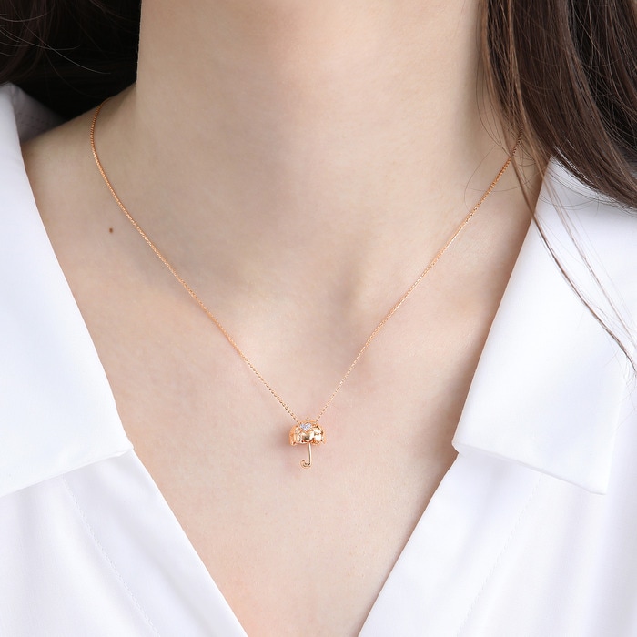 18K Rose Gold Necklace | Chow Sang Sang Jewellery | Love Decode | 90389U - 2