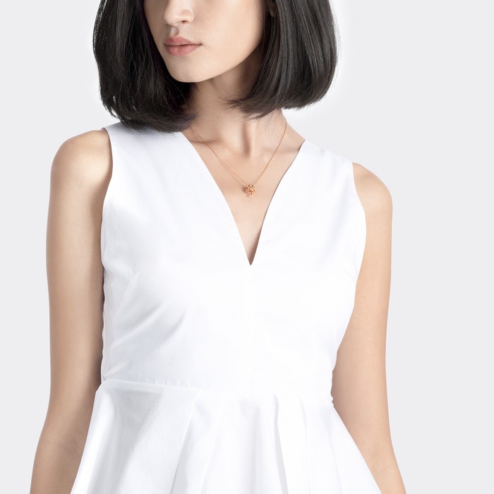 18K Rose Gold Necklace | Chow Sang Sang Jewellery | Love Decode | 90391U - 3