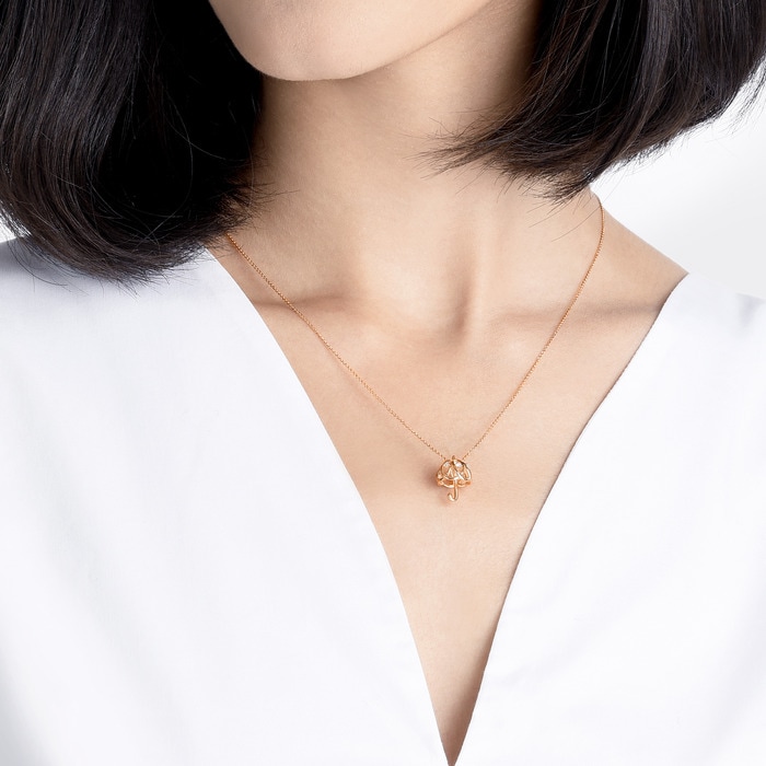 18K Rose Gold Necklace | Chow Sang Sang Jewellery | Love Decode | 90391U - 2