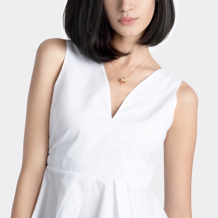 18K Rose Gold Necklace | Chow Sang Sang Jewellery | Love Decode | 90484U - 3