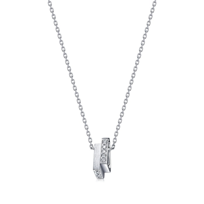 18K White Gold Necklace | Chow Sang Sang Jewellery | 90613N - 1