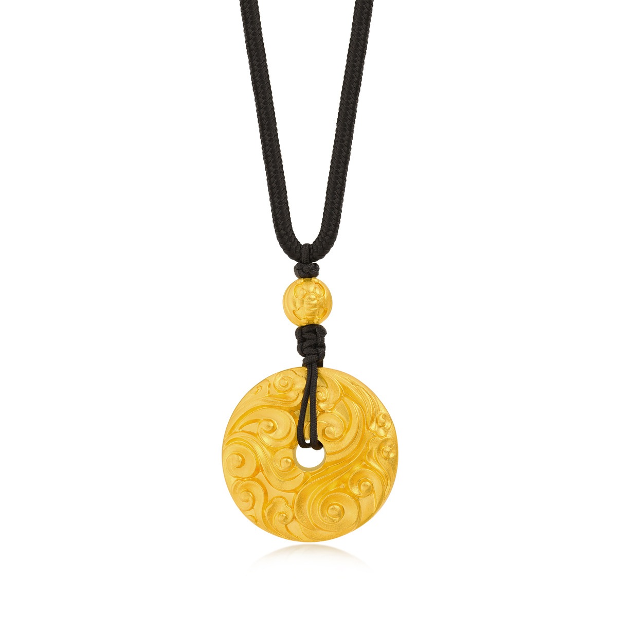 文化祝福- 「東方古祖」999.9黃金祥雲頸鍊| 90618Z(70厘米/約