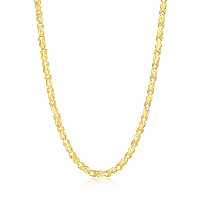 Solid Gold Necklace | Chow Sang Sang Jewellery | Chinese Gifting Collection | 90738N - 1