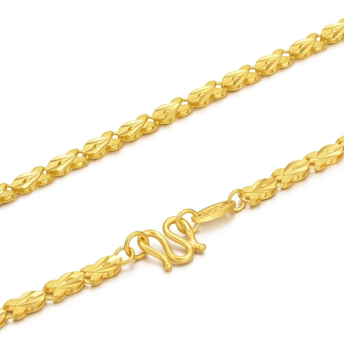 Solid Gold Necklace | Chow Sang Sang Jewellery | Chinese Gifting Collection | 90738N - 5