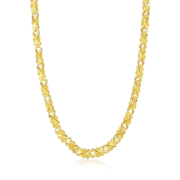 999.9 Gold Necklace | 90740N(45 cm/~0.556 tael) | Chow Sang