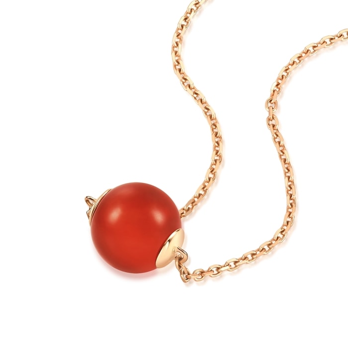 18K玫瑰金 頸鍊 | 周生生珠寶 | 90754N - 4