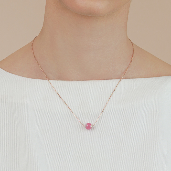 18K Rose Gold Necklace | Chow Sang Sang Jewellery | 90754N - 2