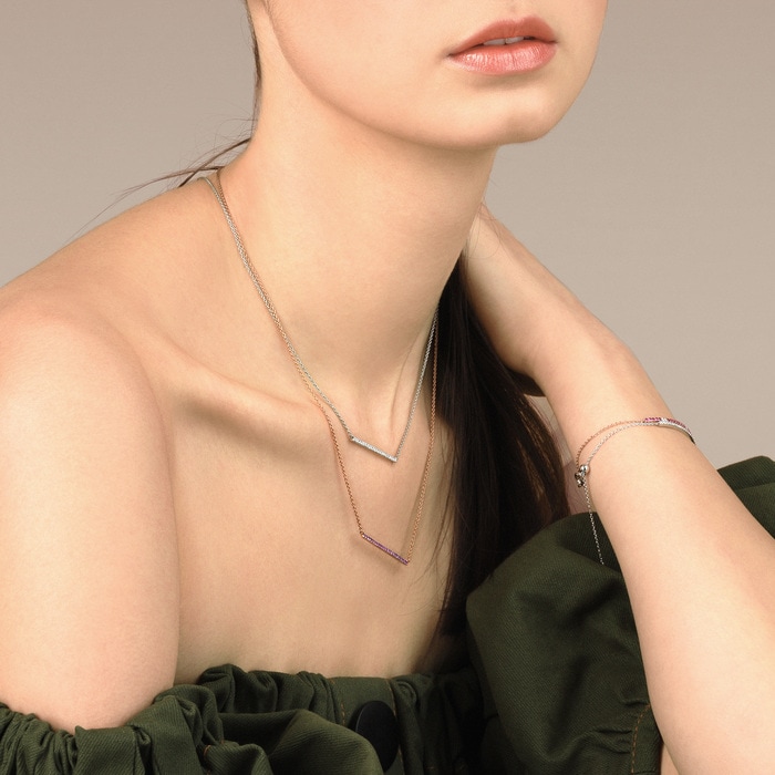 18K Rose Gold Necklace | Chow Sang Sang Jewellery | 90981N - 3