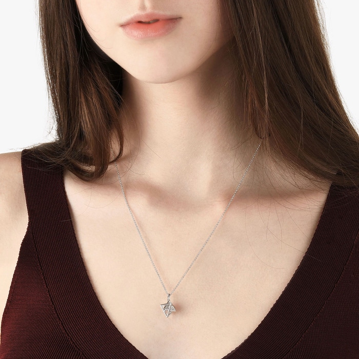 18K白色黄金 頸鍊 | 周生生珠寶 | Love Decode 「愛情密語 」 | 91013U - 2