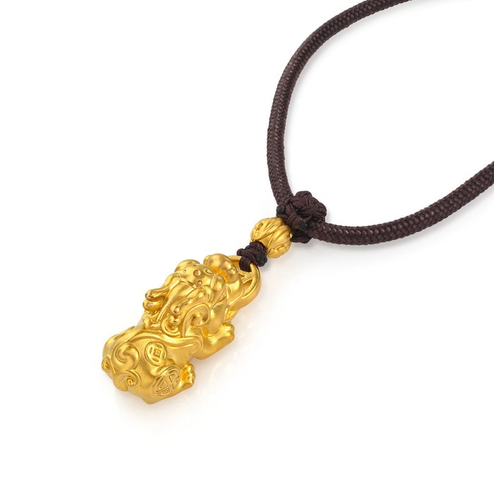 Solid Gold Necklace | Chow Sang Sang Jewellery | Cultural Blessings | 91025Z - 4
