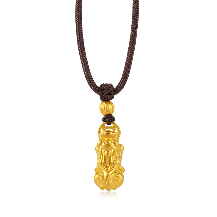 Solid Gold Necklace | Chow Sang Sang Jewellery | Cultural Blessings | 91025Z - 1