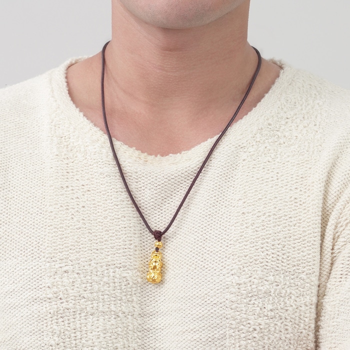 Solid Gold Necklace | Chow Sang Sang Jewellery | Cultural Blessings | 91025Z - 2