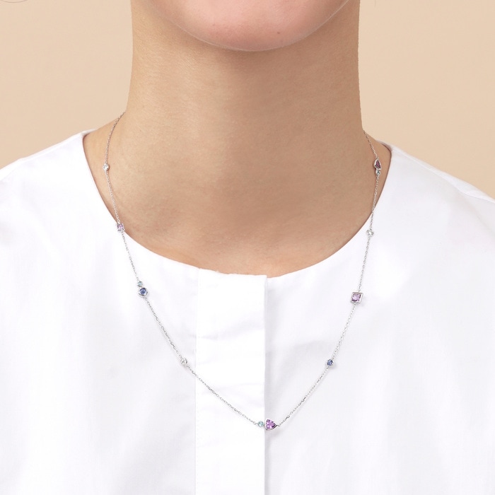 18K White Gold Necklace | Chow Sang Sang Jewellery | 91305N - 2