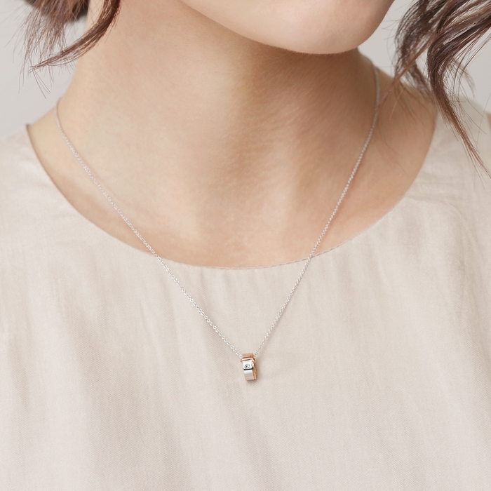 18K白色黄金及玫瑰金 頸鍊 | 周生生珠寶 | 91329U - 2