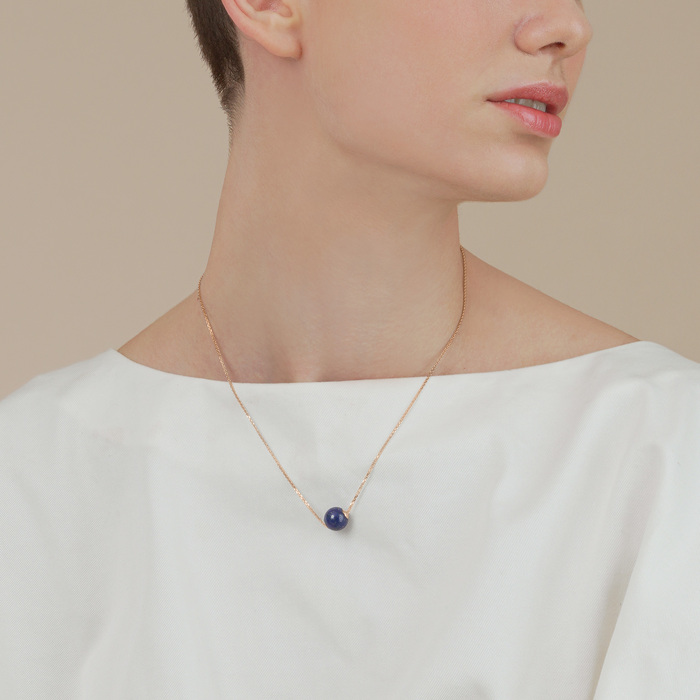 18K玫瑰金 頸鍊 | 周生生珠寶 | 91395N - 3