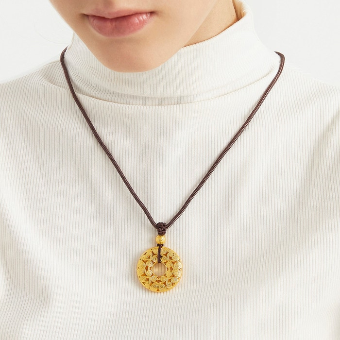 999.9黃金 頸鍊 | 周生生珠寶 | Cultural Blessings 「文化祝福」 | 91429Z - 2