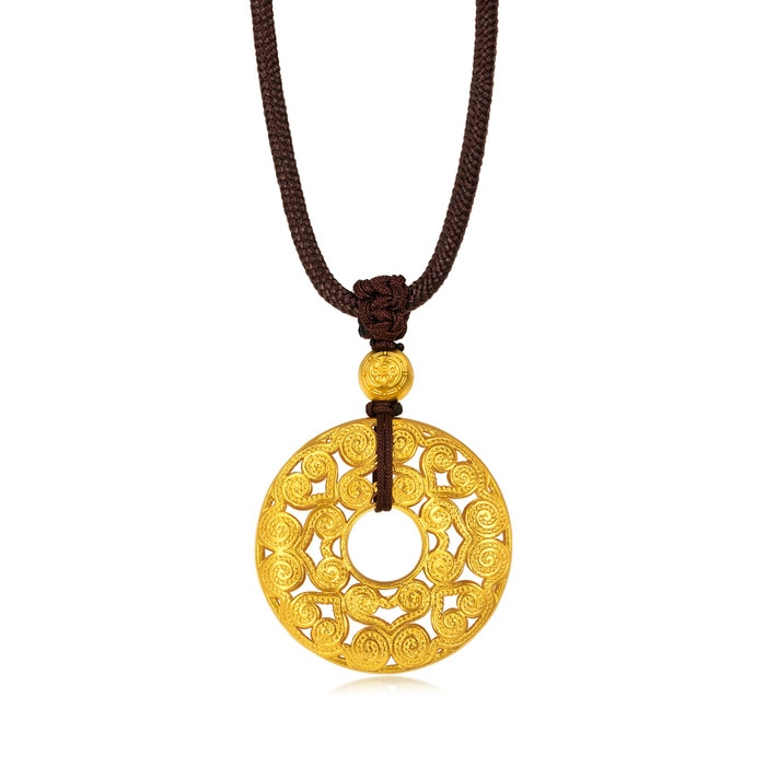 Cultural Blessings 999.9 Gold Necklace(506525-WT-0.4880) | Chow Sang ...