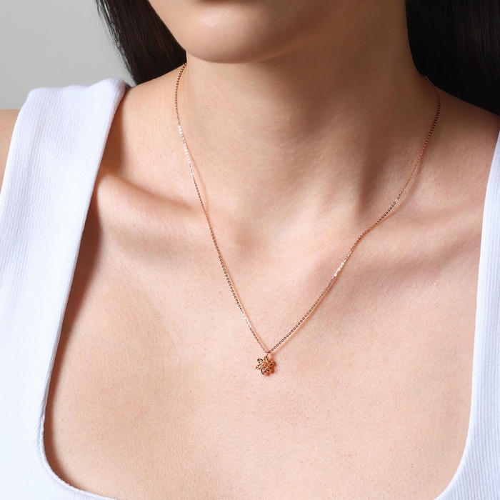 18K玫瑰金 頸鍊 | 周生生珠寶 | 薄荷系列 | 91598N - 2