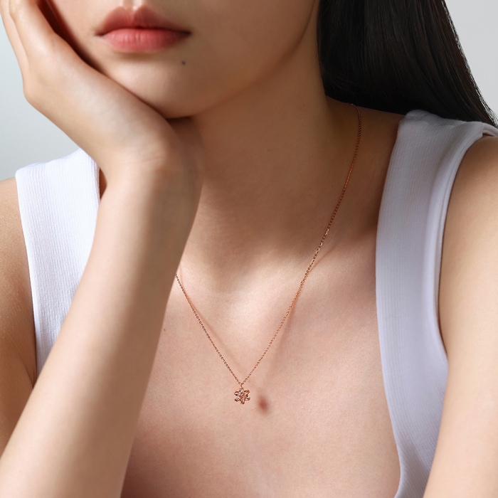 18K玫瑰金 頸鍊 | 周生生珠寶 | 薄荷系列 | 91598N - 3