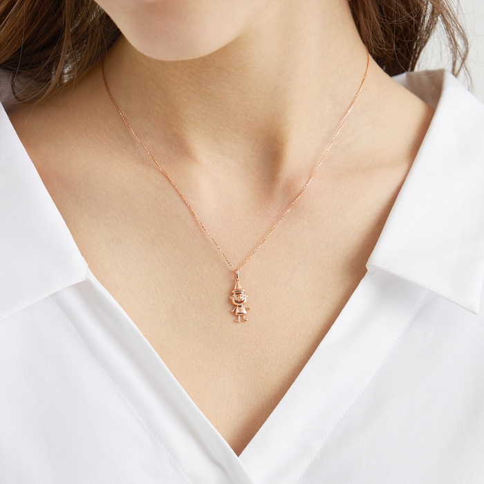 18K Rose Gold Necklace | Chow Sang Sang Jewellery | Love Decode | 91667U - 2