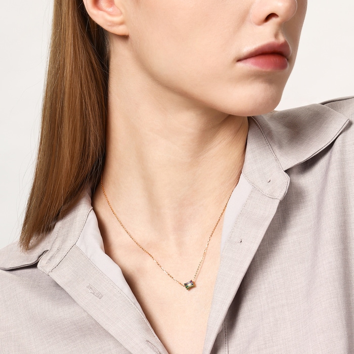 18K Rose Gold Necklace | Chow Sang Sang Jewellery | Minty Collection | 91702N - 3