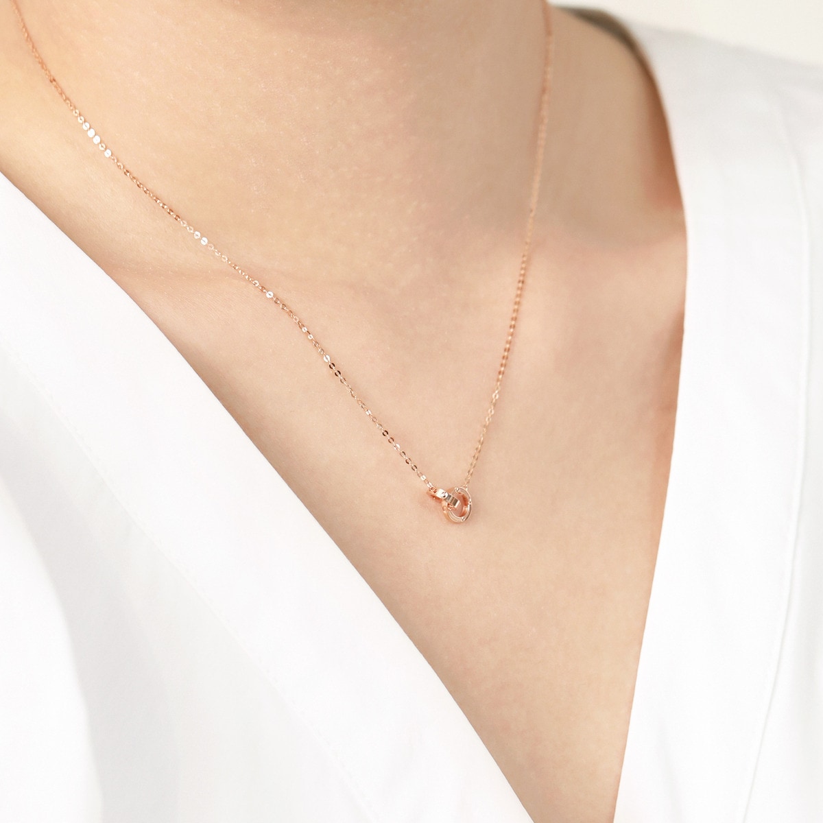 Minty Collection 18K Rose Gold Necklace(534377) | Chow Sang Sang Jewellery