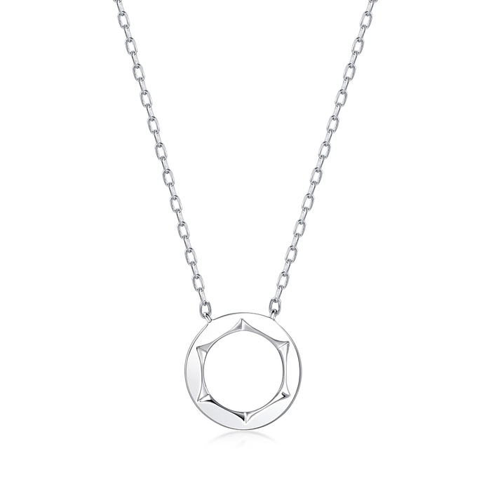 18K White Gold Necklace | Chow Sang Sang Jewellery | 91985N - 4