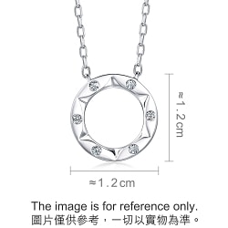 'Timeless' 18K White Gold Diamond Necklace