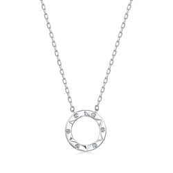 'Timeless' 18K White Gold Diamond Necklace