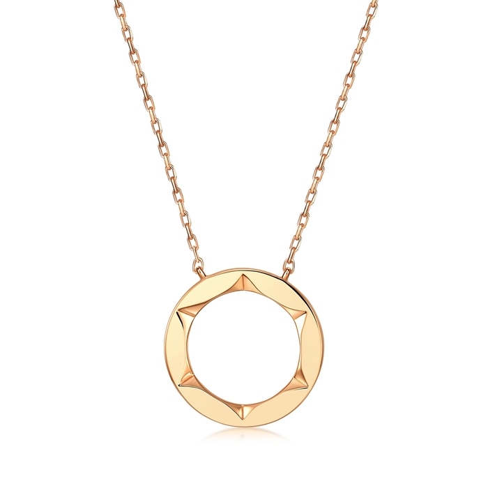 18K Rose Gold Necklace | Chow Sang Sang Jewellery | 91986N - 4