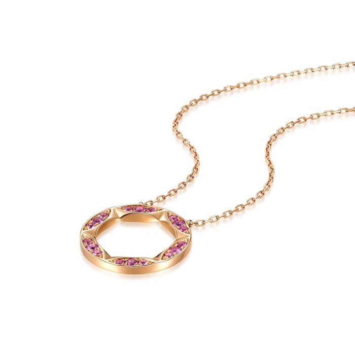 18K Rose Gold Necklace | Chow Sang Sang Jewellery | 91986N - 5