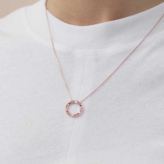 18K Rose Gold Necklace | Chow Sang Sang Jewellery | 91986N - 2