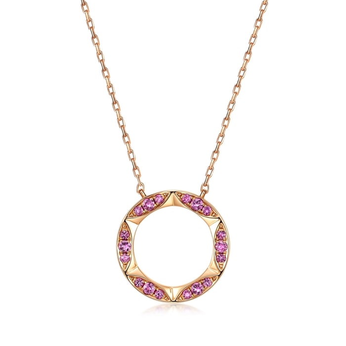 18K Rose Gold Necklace | Chow Sang Sang Jewellery | 91986N - 1