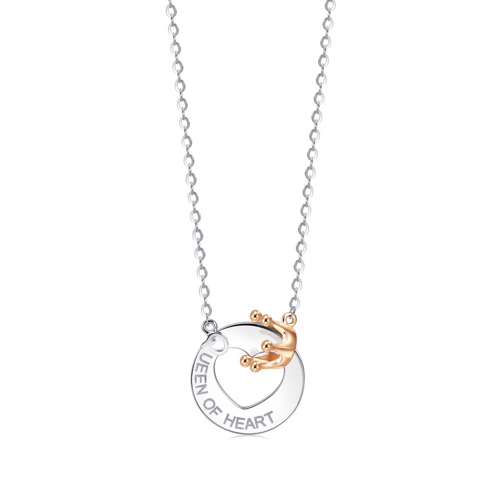 18K White & Rose Gold Necklace | Chow Sang Sang Jewellery | Minty Collection | 92102N - 1