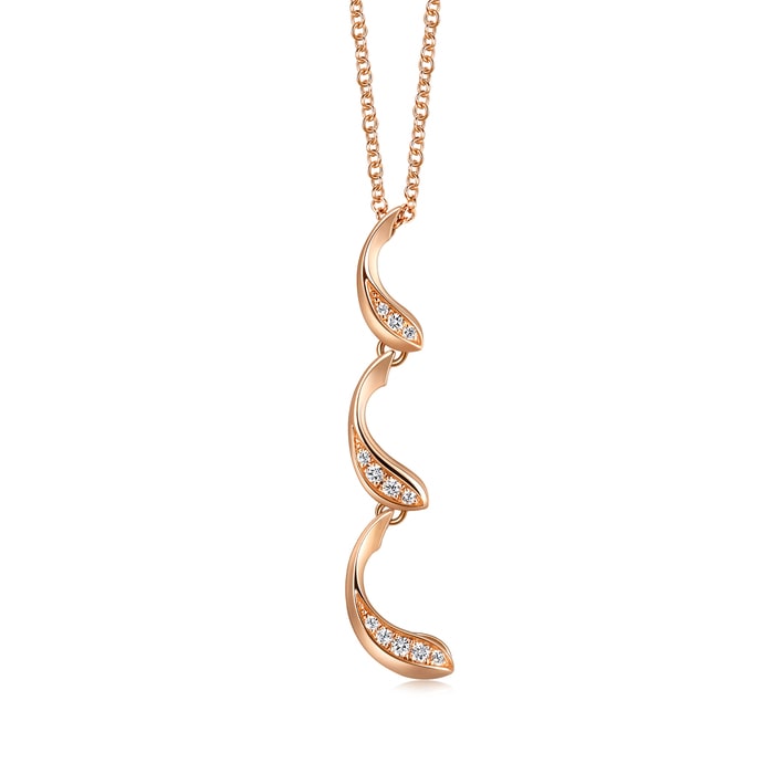 18K Rose Gold Necklace | Chow Sang Sang Jewellery | Love Decode | 92126U - 5