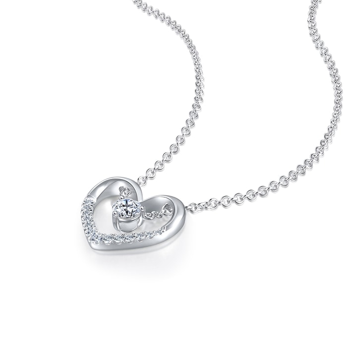 18K白色黄金 頸鍊 | 周生生珠寶 | Love Decode 「愛情密語 」 | 92249N - 4