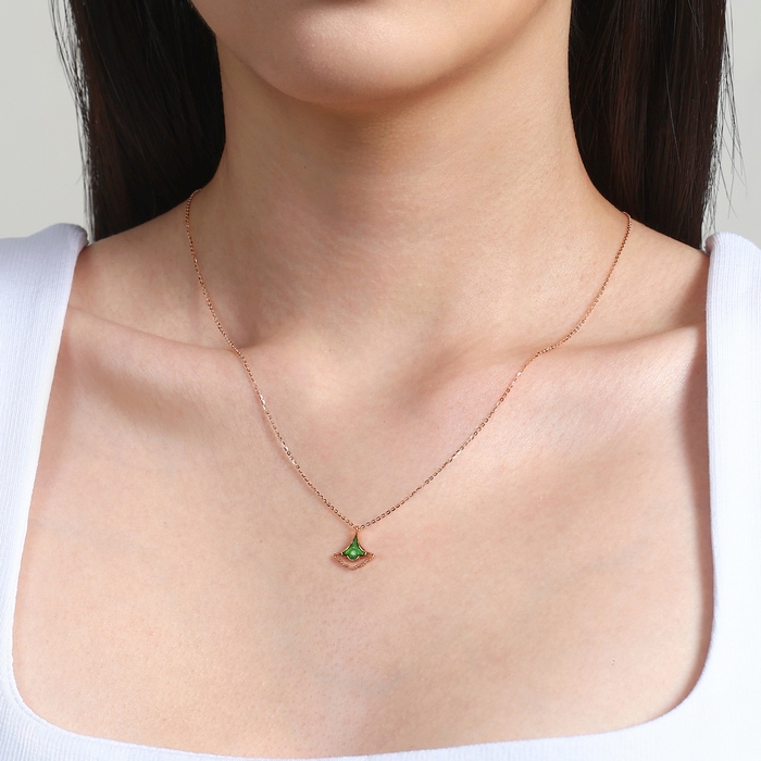 18K Rose Gold Necklace | Chow Sang Sang Jewellery | Minty Collection | 92255N - 2