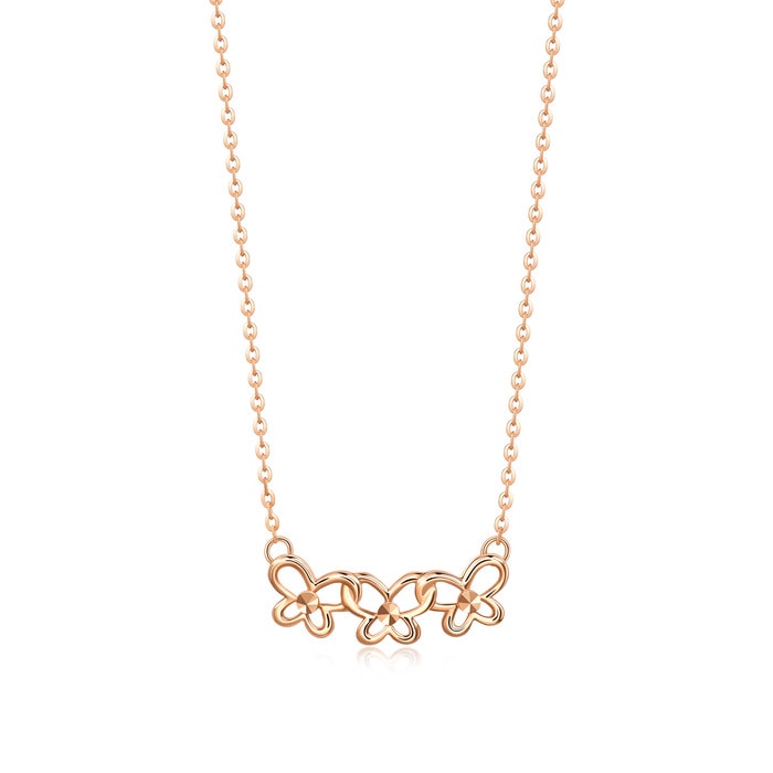 18K玫瑰金 頸鍊 | 周生生珠寶 | 薄荷系列 | 92259N - 1